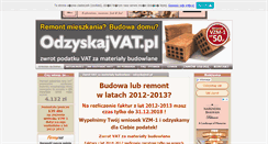 Desktop Screenshot of odzyskajvat.pl