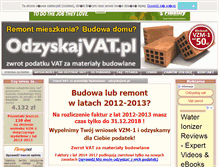 Tablet Screenshot of odzyskajvat.pl